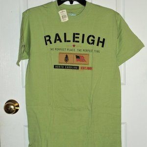 NWT ladies size S Raleigh North Carolina green short sleeve t-shirt tee shirt